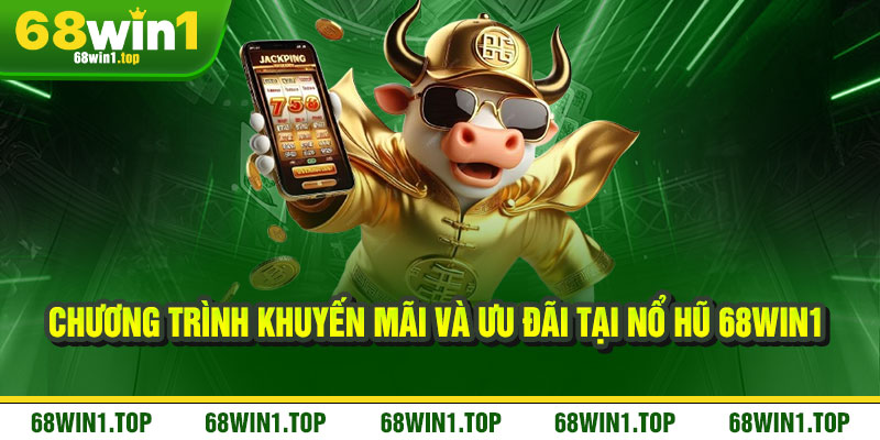 Nổ Hũ 68Win1 – Jackpot rung chuông, vàng rơi trúng tay 2 Chương trình khuyến mãi và ưu đãi tại Nổ Hũ 68Win1